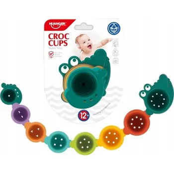 Hračka pro nejmenší KYBLÍČKY HRAČKY DO VODY DO VANY PRO DĚTI PŘELÉVACÍ KELÍMKY DO KOUPELE