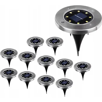 Venkovní osvětlení Solární lampa zapichovací lampa Gardlov bílá 35 cm 12 ks