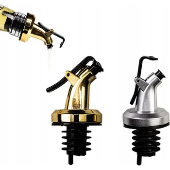 Stojan na víno Nalévátko na láhev Superbutelki na víno a lihoviny, stříbrno-černé