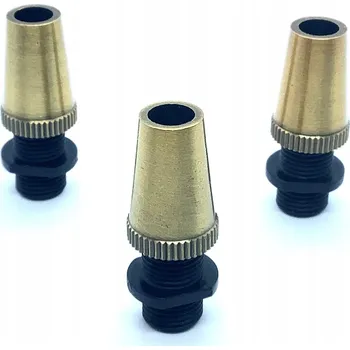 Blokovací svorka kabelu 3 ks - mosaz, KOVOVÁ!