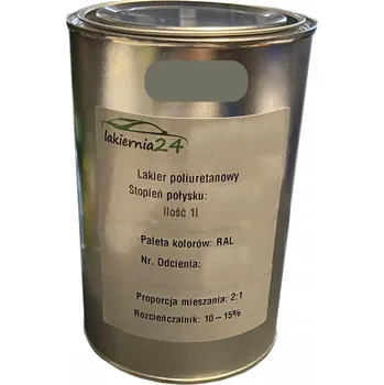 Lak na dřevo Barva průmyslová, polyuretanový lak 1l lesk 2:1 RAL 7003