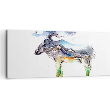 Obraz Foto obraz na plátně 100x40 abstrakce do obýváku ložnice na zeď velký