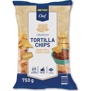 Chips Metro Chef Tortilla Chips sýrové 750g nachos
