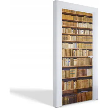 Fototapeta Samolepící dekorativní nálepka na dveře a nábytek Staré knihy 85x205 cm