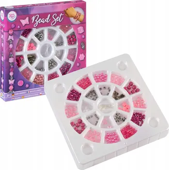 dětská sada na výrobu šperků SADA DĚTSKÝCH ŠPERKŮ NÁRAMKY KORÁLKY