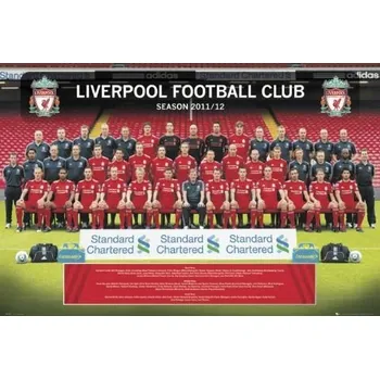 Obraz Plakát FC Liverpool bez rámu 91,5 x 61 cm