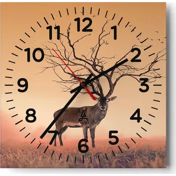 Hodiny Nástěnné hodiny do obýváku 40x40 Abstrakce Tiché hodiny Skleněné hodiny Bez hlučnosti