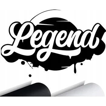 Samolepicí dekorace na vozidlo NÁLEPKA na auto SAMOLEPKA LEGEND LEGEND 15x9,5 cm