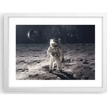 Obraz Obraz plakát v bílém rámu do obýváku 40x30 abstrakce foto na zeď