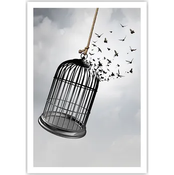 Obraz Plakát na zeď bez rámu 70x100 abstrakce obraz plakáty do obývacího pokoje