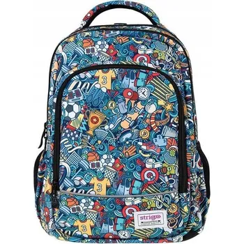 Školní batoh Školní batoh vícekomorový Strigo, vícebarevný, 24 l