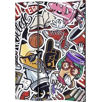 Paraván Dekorativní Paraván do salonu krásy závěs stěna 135x172 cm