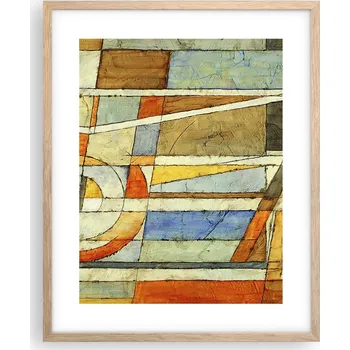 Obraz Obraz plakát na zeď v rámu světlý dub 40x50 abstrakce plakáty do obývacího pokoje