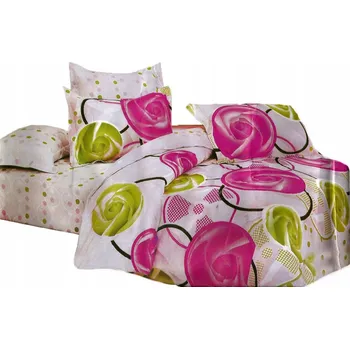 Povlečení POVLEČENÍ 100% BAVLNA BAVLNA 200x220 + PROSTĚRADLO