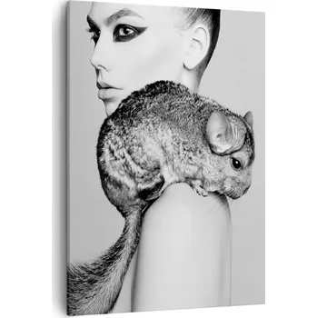 Obraz Obraz na plátně do obýváku, ložnice 50x70 žena obrazy na zeď canvas