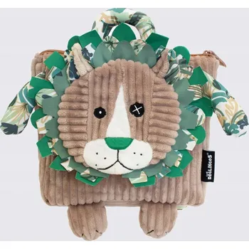 Outdoorové zavazadlo Batoh manšestrový Lev Jélékros 25x25 cm pro děti DEGLINGOS