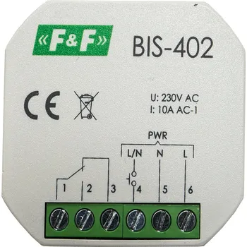 Relé Bistabilní impulsní relé do krabičky BIS-402 10A