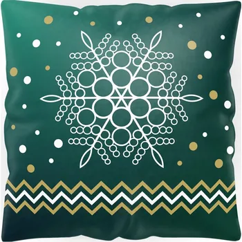 Polštář POVLEČENÍ NA POLŠTÁŘ 40x40 VELUR VÁNOČNÍ DEKORAČNÍ SAMETOVÉ NA POLŠTÁŘEK