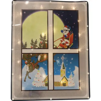 Vánoční světelná dekorace Světelná dekorace OKNO 20LED