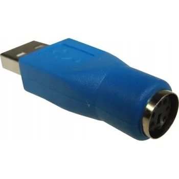 Elektrická zásuvka Adaptér USB 2.0 zástrčka A - zásuvka PS2
