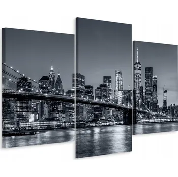 Obraz Vícedílný obraz JORK Most v noci 3D 120x80