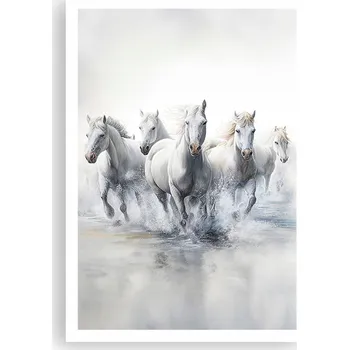 Obraz Plakát na zeď bez rámu 70x100 koně obraz plakáty do obýváku ložnice