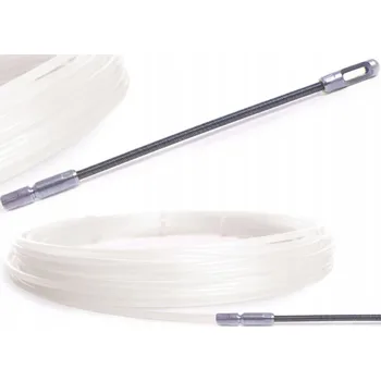 elektrický kabel Zaváděcí pero / Protahovací lanko kabelů NYLONOVÉ 30m GER