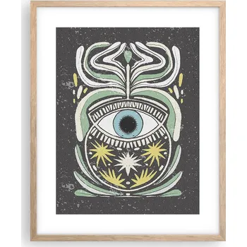 Obraz Obraz plakát na zeď v rámu světlý dub 40x50 boho foto plakáty do obýváku