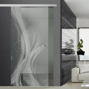 Interiérové dveře Glasdesign Floral skleněné posuvné dveře LG 1025 x 2050 mm