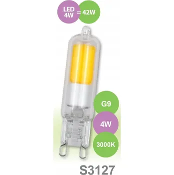 Žárovka SANDRIA LED žárovka G9 S3127 SANDY LED G9 4W COB 3000K