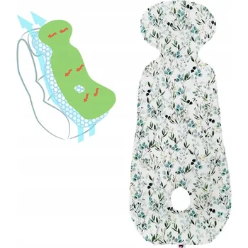 Vložka AirBambo 3D do autosedačky 9-36 kg kočárku BAMBUSOVÁ EUKALYPTUS