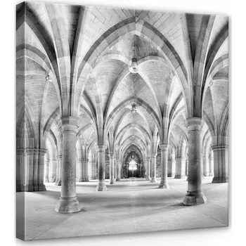 Obraz OBRAZ NA PLÁTNĚ CANVAS 80x80 ARCHITEKTURA GOTIKA