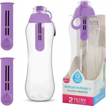 Láhev Filtrační láhev na vodu Dafi Soft 0,7 l + 2 filtry, fialová/borůvková