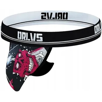 Kalhotky Pánské Tanga s kapsičkou, vzor ORLVS Super Fit - XXL