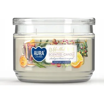 Svíčka Tradiční parafínová svíčka SVAŘENÉ VÍNO Aura 1 ks