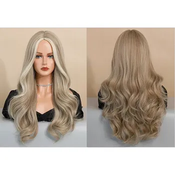 Paruka Paruka dlouhé syntetické blond vlasy Althair