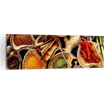 Obraz Velký obraz do obýváku 160x50 gastronomie moderní na plátně obrazy