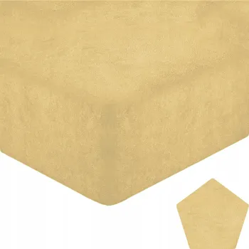 Prostěradlo FROTÉ PROSTĚRADLO S GUMOU 90x160 cm POLSKÉ