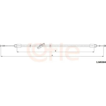Autodíl Tažné lanko, parkovací brzda COFLE 92.1.ME004