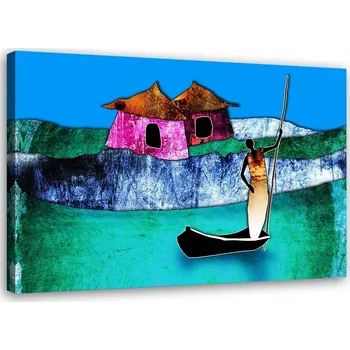 Obraz OBRAZ NA PLÁTNĚ ORIENTÁLNÍ ZELENÝ 60x40