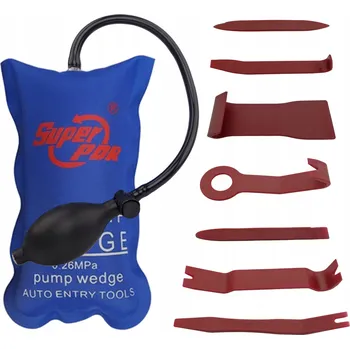 Polštář HEVER POLŠTÁŘ MONTÁŽNÍ POLŠTÁŘ, ZÁMEČNICKÝ KLÍN + 7xSTAHÁKY 135 KG