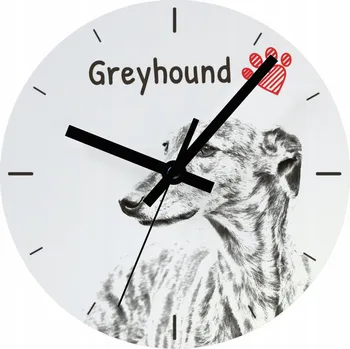 Hodiny Nástěnné hodiny Art-Dog bílé 20 cm