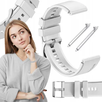 Chytré hodinky Řemínek ChronSmarta pro chytré hodinky Xiaomi Watch S1 Active GPS 22 mm bílý