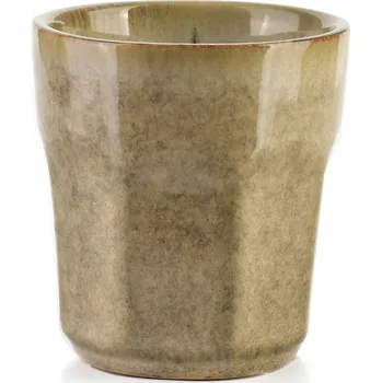 Keramický hrnek porcelánový jednoduchý 100 ml béžovo-hnědý BASIC NATURE Mondex 8229