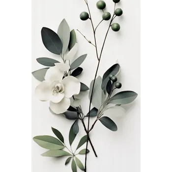 Plakát Plakát Květinový plakát na papíře, bez rámu, 30 x 30 cm