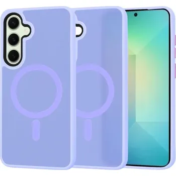 Techsuit HaloFrost MagSafe, Samsung Galaxy S25, fialový