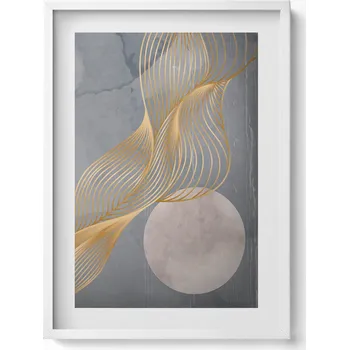 Obraz Nástěnný obraz dekorace interiéru Abstraktní ilustrace měsíce 50x70 cm