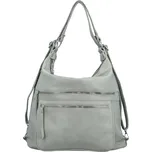 Trendy dámský koženkový kabelko-batoh Pandelix, šedý