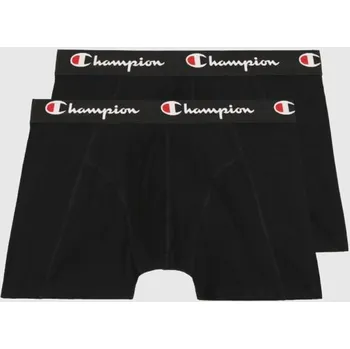 Pánské oblečení Pánské boxerky Smooth Seam 2 Pack Black - Champion Velikost: XXL, Barva: černá