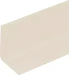 Béžovo-šedá plastová PVC soklová lišta F264 - délka 40 m, šířka 3 cm, výška 3 cm